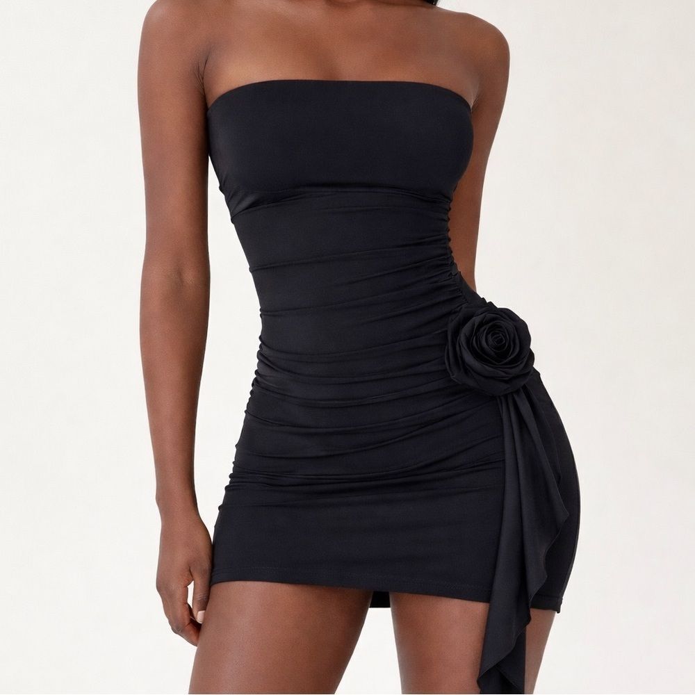 Princess Polly Black Tube Dress